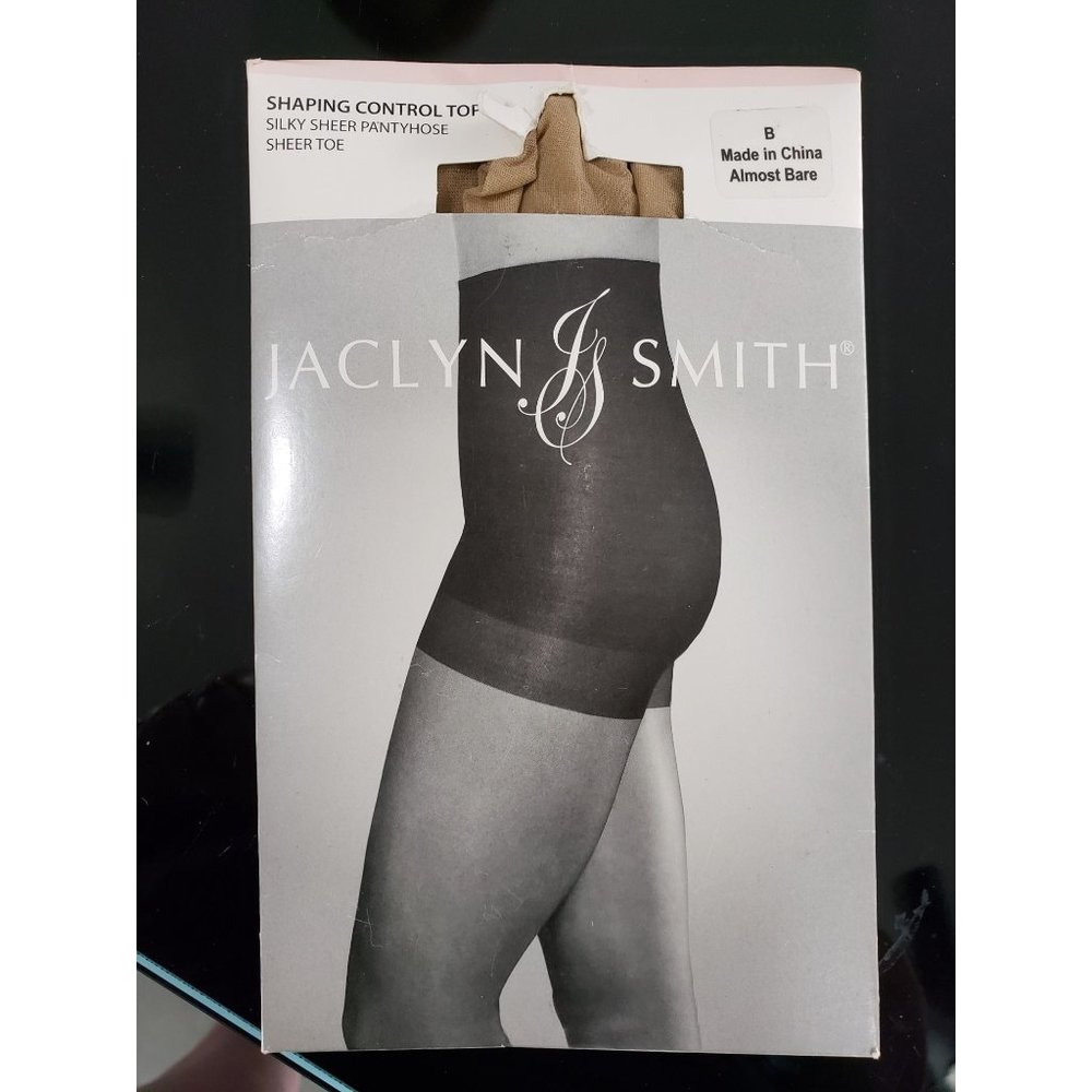 Jaclyn Smith shaping‎ control top B almost bare panty hose